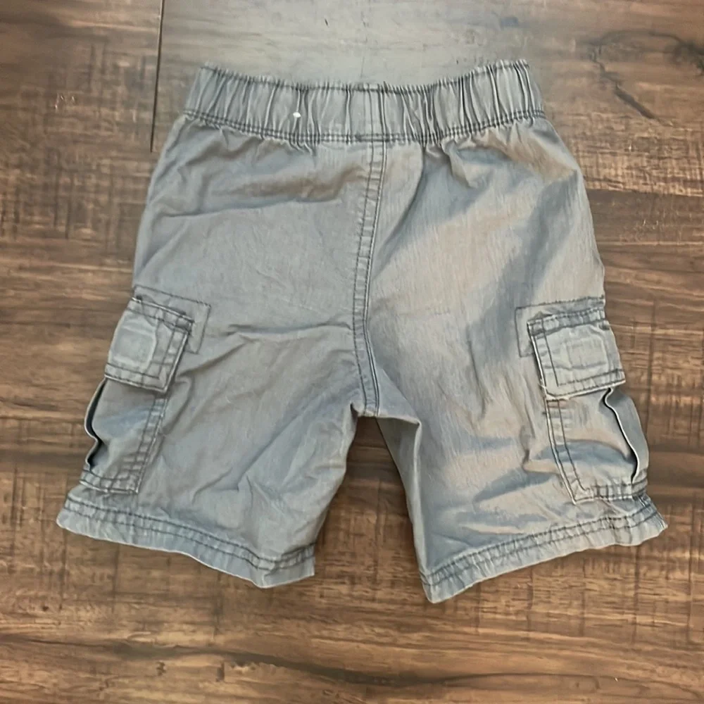 3T CP Grey Cargo Shorts